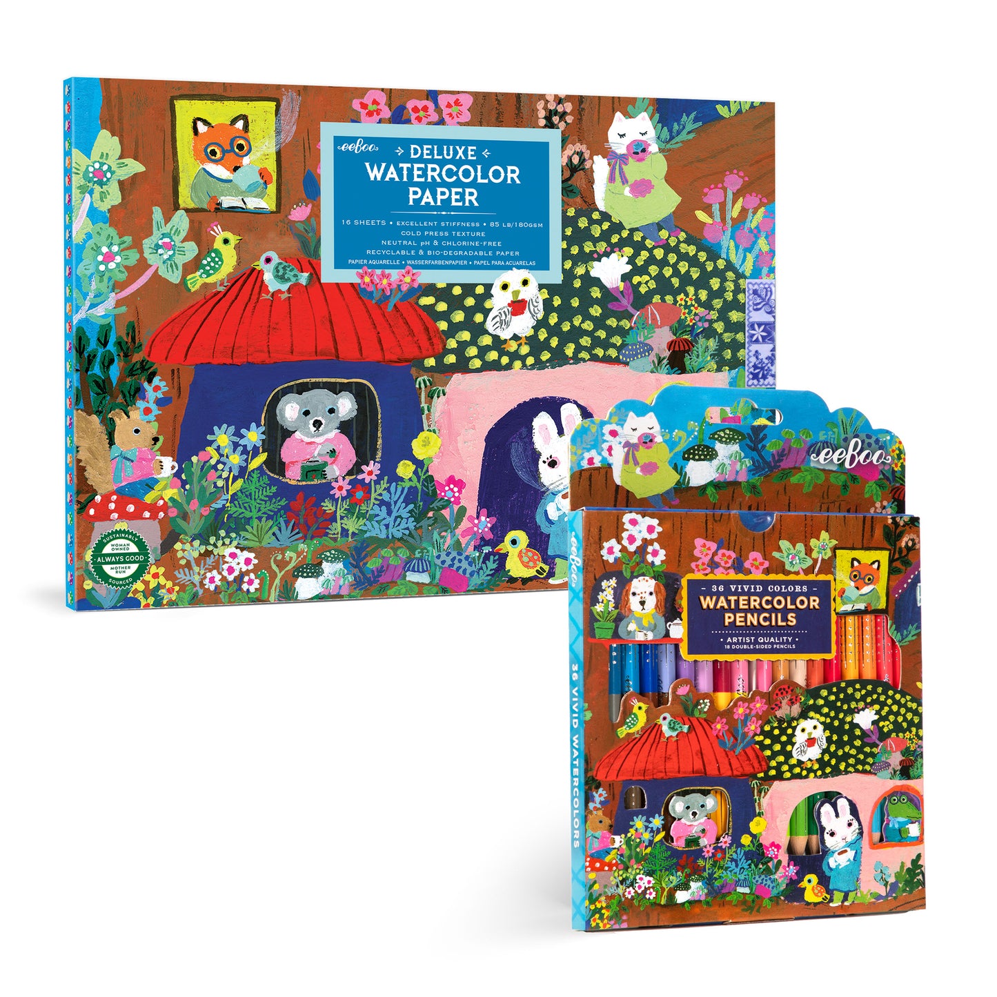 Yumi's Watercolor Pencils & Pad