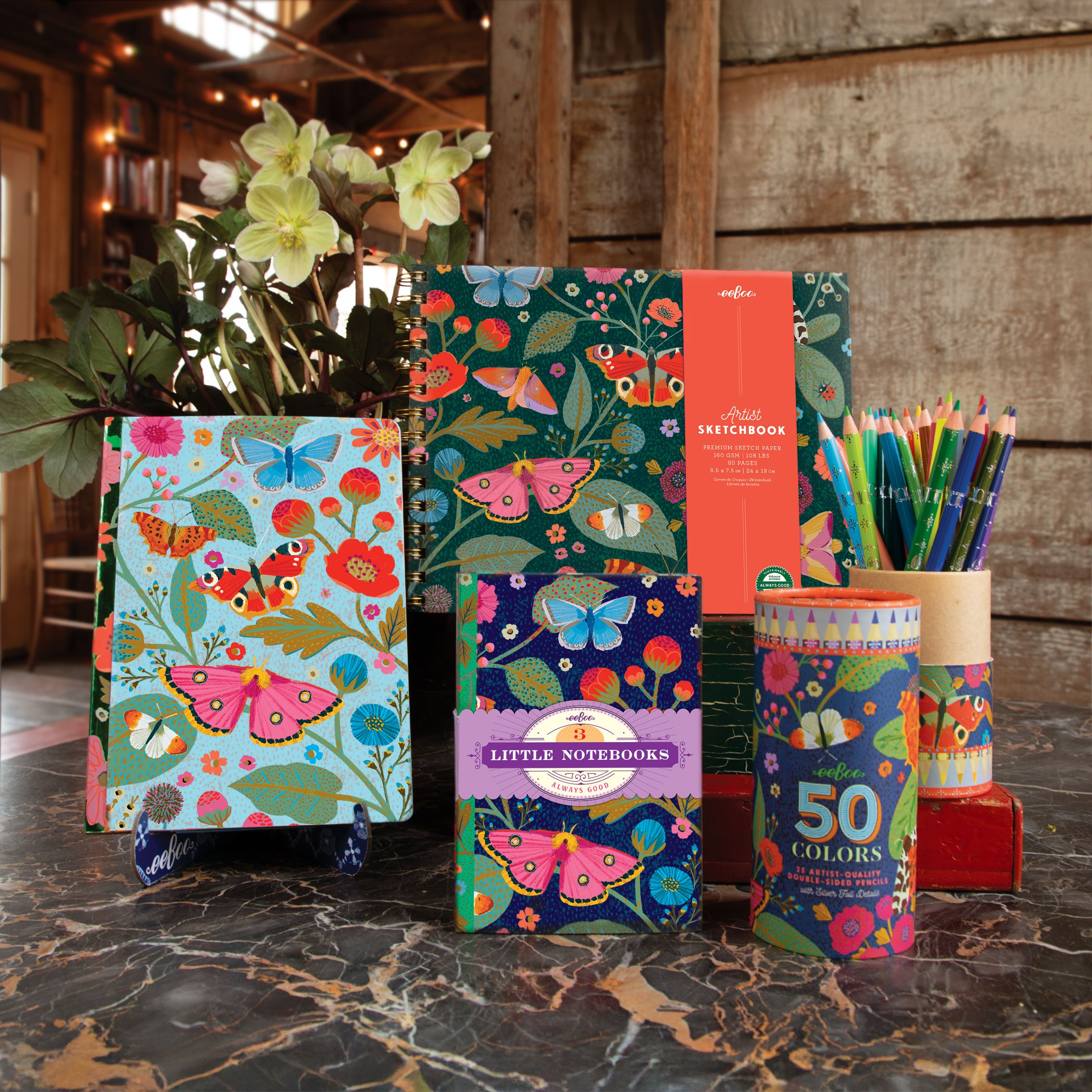 Butterflies Luxe Journal by eeBoo | Unique Beautiful Gifts