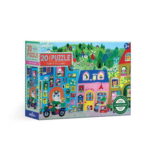 Yumi's Village 20 Piece Puzzle by eeBoo | Unique Fun Gifts