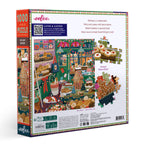 Jigsaw puzzle box with holiday bakery scene and eeBoo branding. Holiday Bakery 1000 Piece Puzzle by eeBoo | Unique Beautiful Gifts