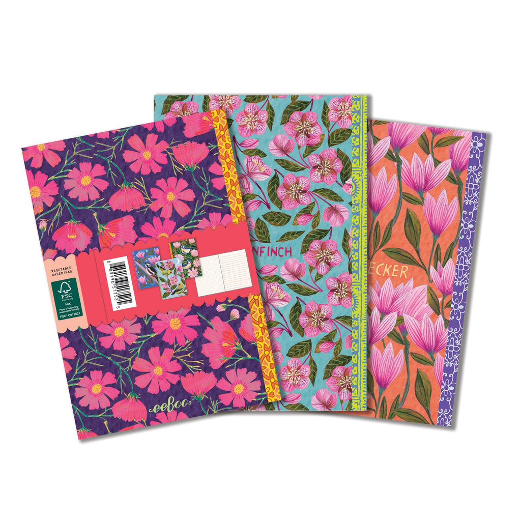 Birds Little Notebook Set by eeBoo | Unique Gifts for Her