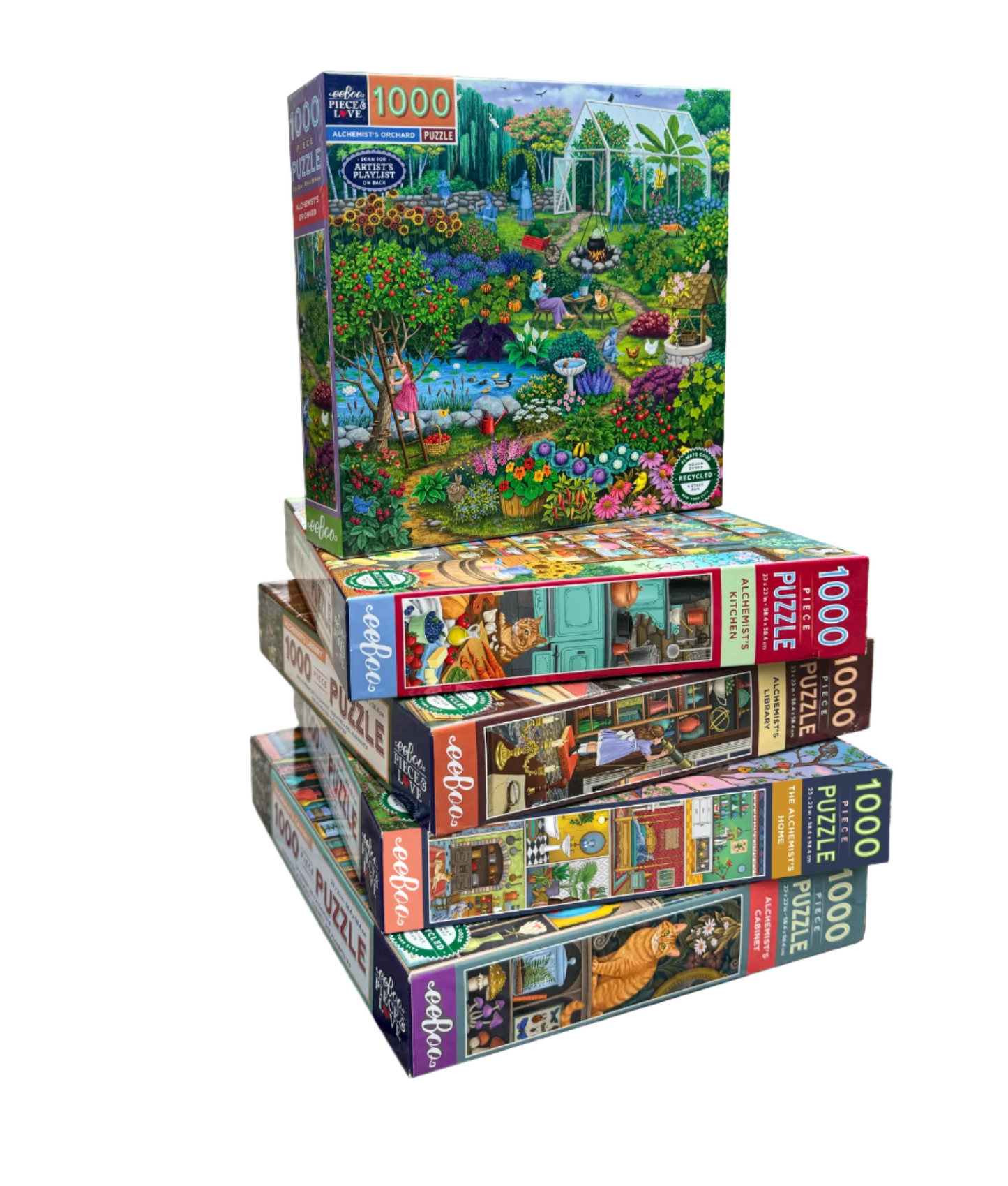 Alchemist Jigsaw Puzzle Series Bundle by eeBoo