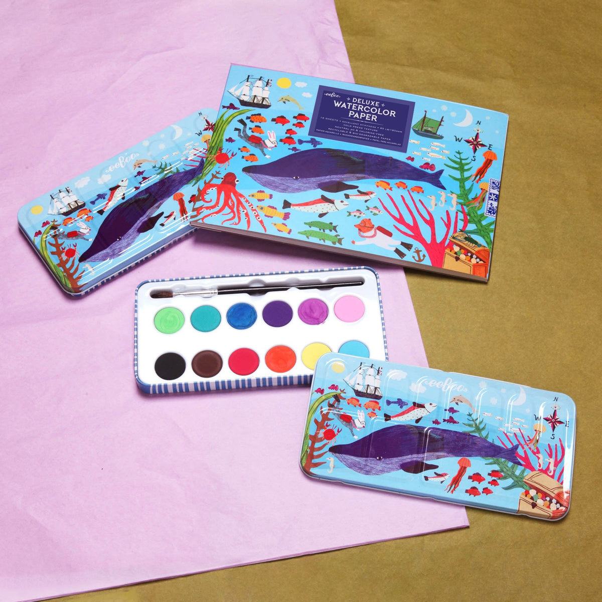 In the Sea Watercolors and Pad Bundle