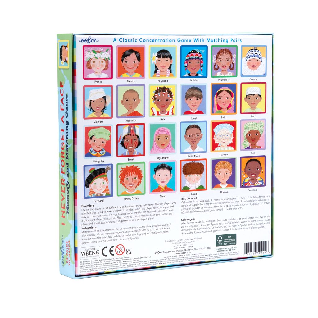 I Never Forget a Face Memory & Matching Game