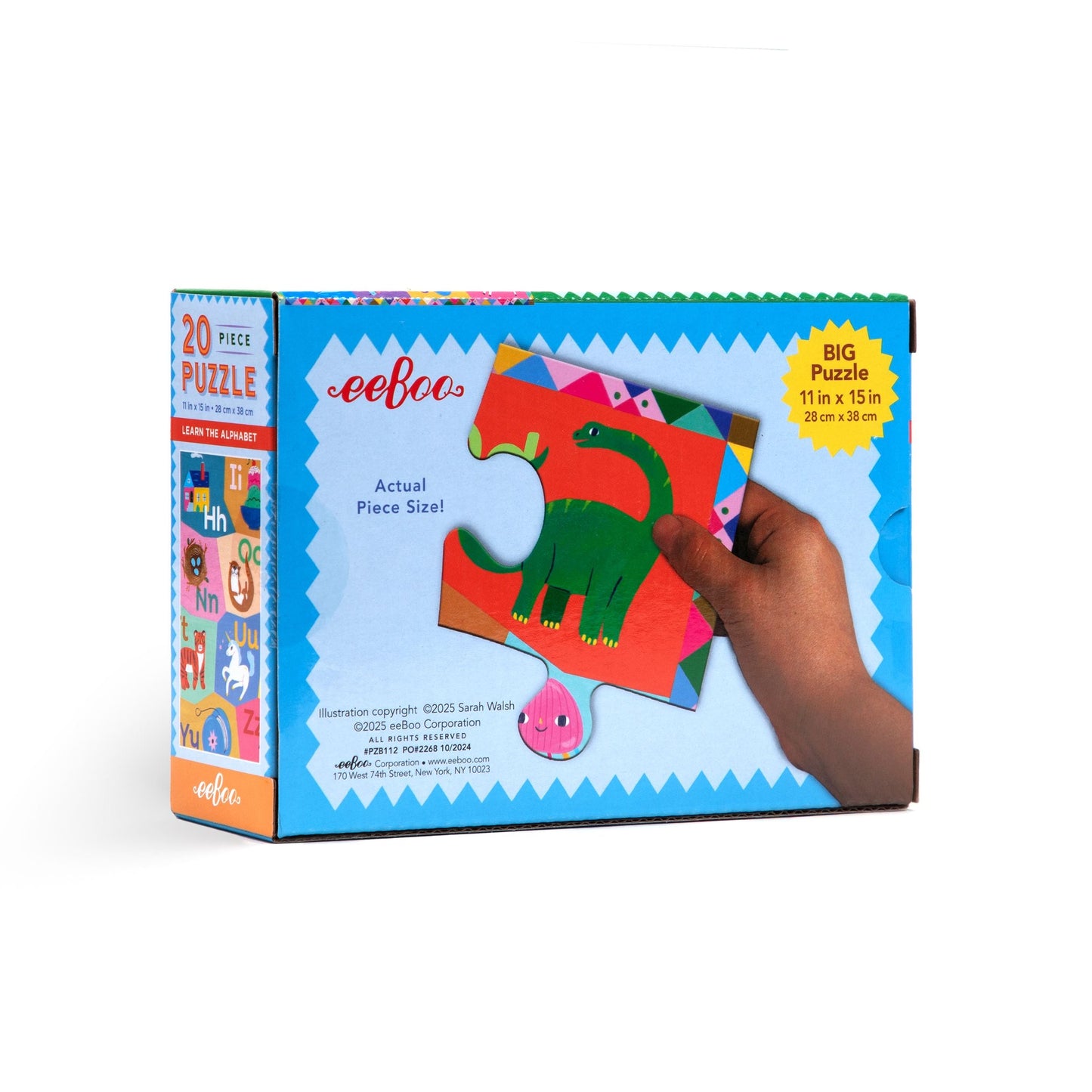 Learn the Alphabet 20 Jigsaw Puzzle by eeBoo | Unique Fun Gifts