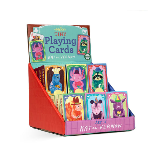 Katie Vernon Tiny Playing Cards Assortment (24) by eeBoo | Unique Fun Gifts