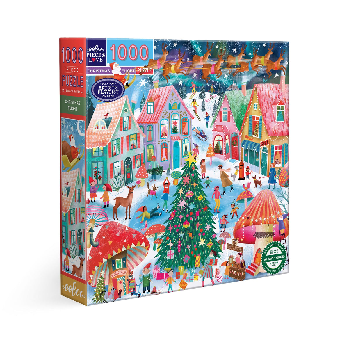 Christmas Flight 1000 Piece Puzzle
