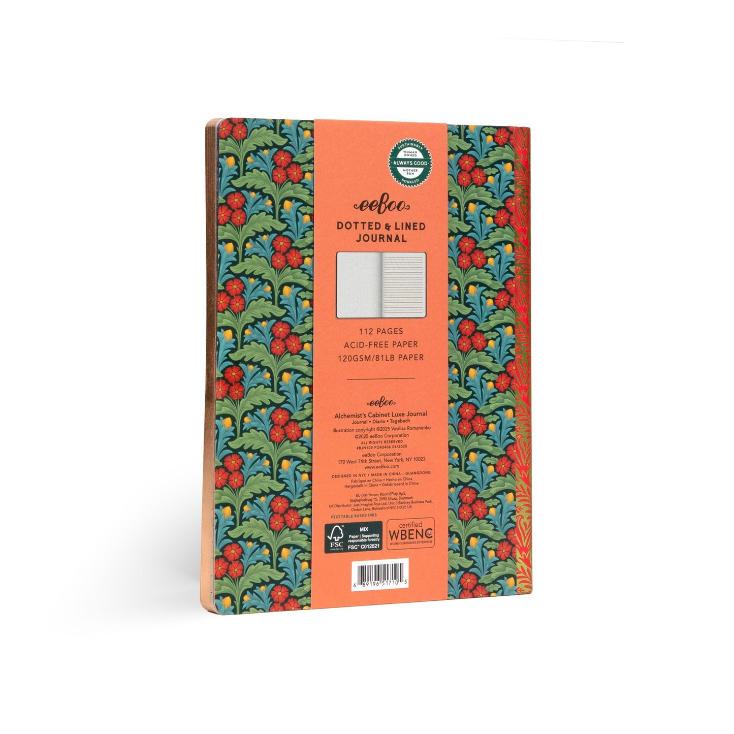 Alchemist's Cabinet Luxe Journal by eeBoo | Unique Beautiful Gifts