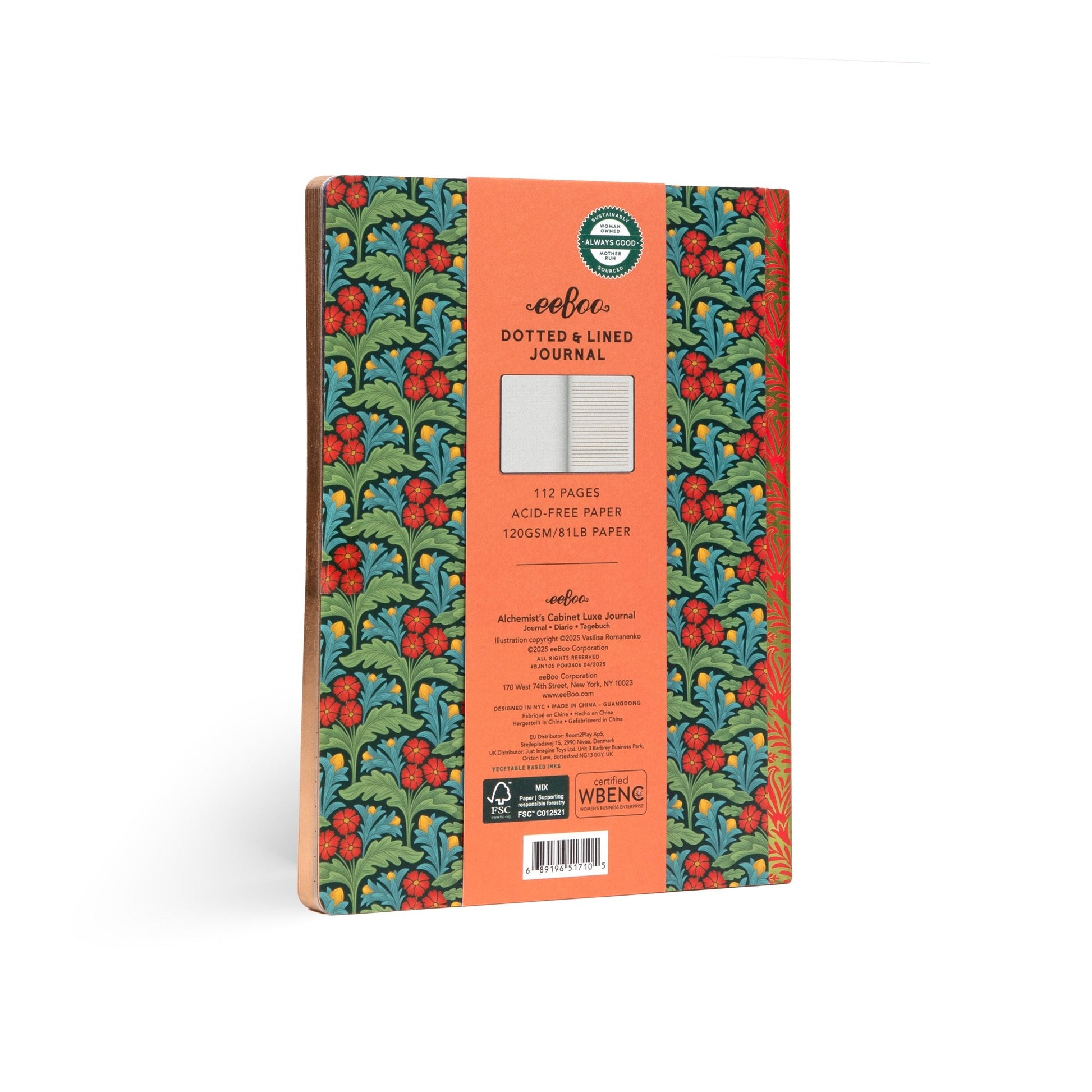 Alchemist's Cabinet Luxe Journal by eeBoo | Unique Beautiful Gifts