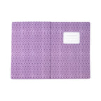 Purple lined inner page. Flora's Luxe Journal by eeBoo | Unique Beautiful Gifts