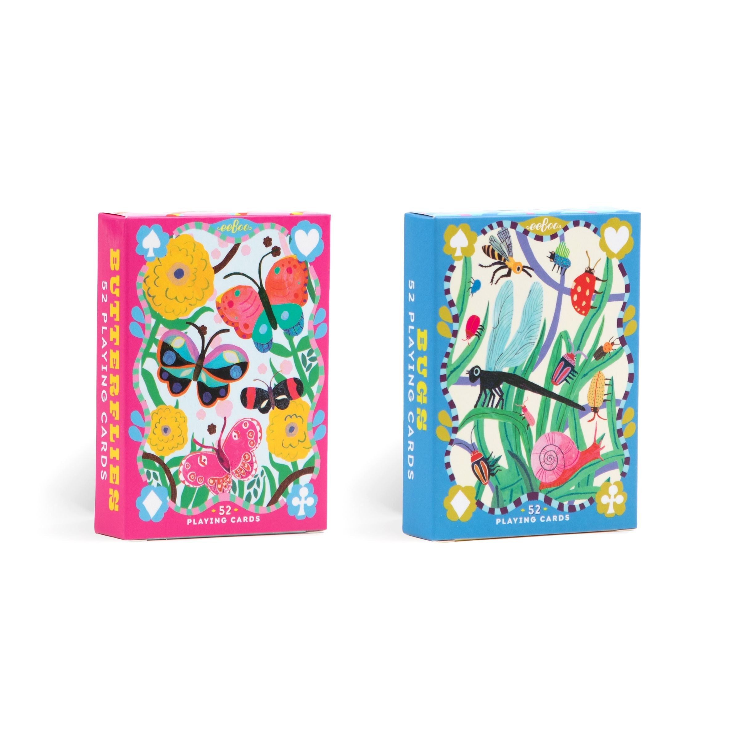 Butterflies & Bugs Playing Cards Assortment (12) by eeBoo | Unique Fun Gifts