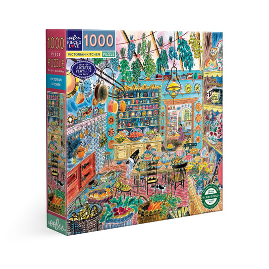 Victorian Kitchen 1000 Piece Puzzle by eeBoo | Unique Beautiful Gifts
