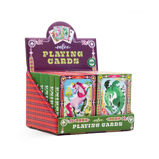 Dragon & Unicorn Playing Cards Assortment (12) by eeBoo | Unique Fun Gifts