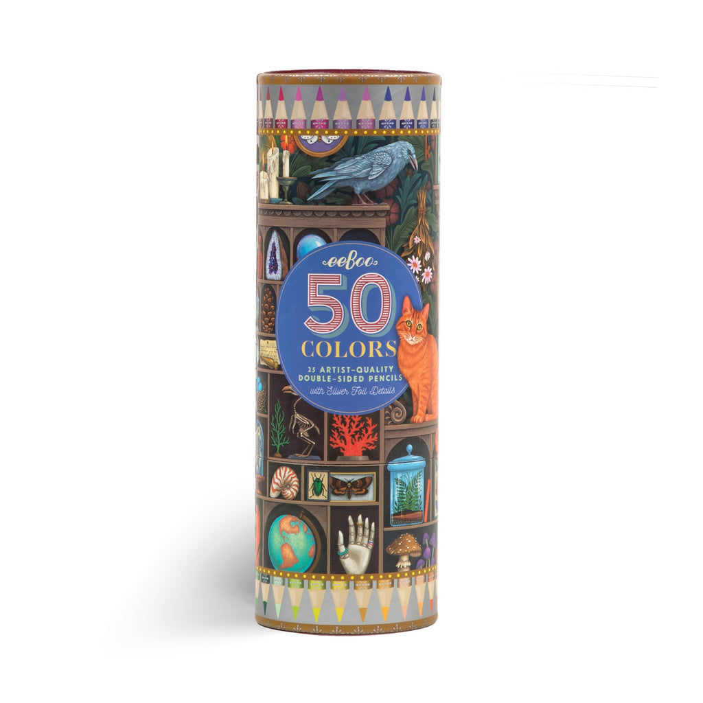 Alchemist's Cabinet 25 Double-Sided Color Pencils by eeBoo | Unique Beautiful Gifts