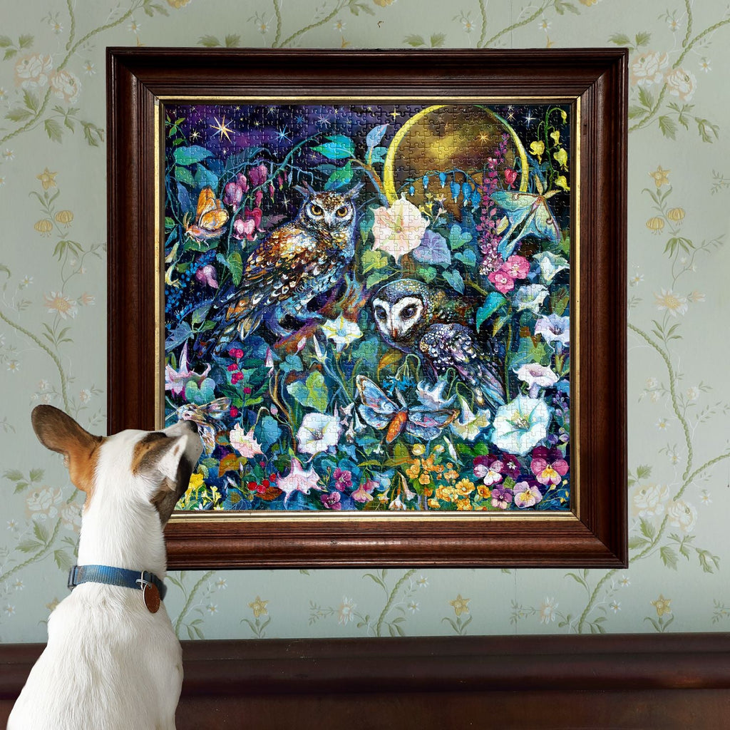 Moon Garden 1000 Piece Puzzle by eeBoo | Unique Beautiful Gifts