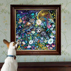 Moon Garden 1000 Piece Puzzle by eeBoo | Unique Beautiful Gifts