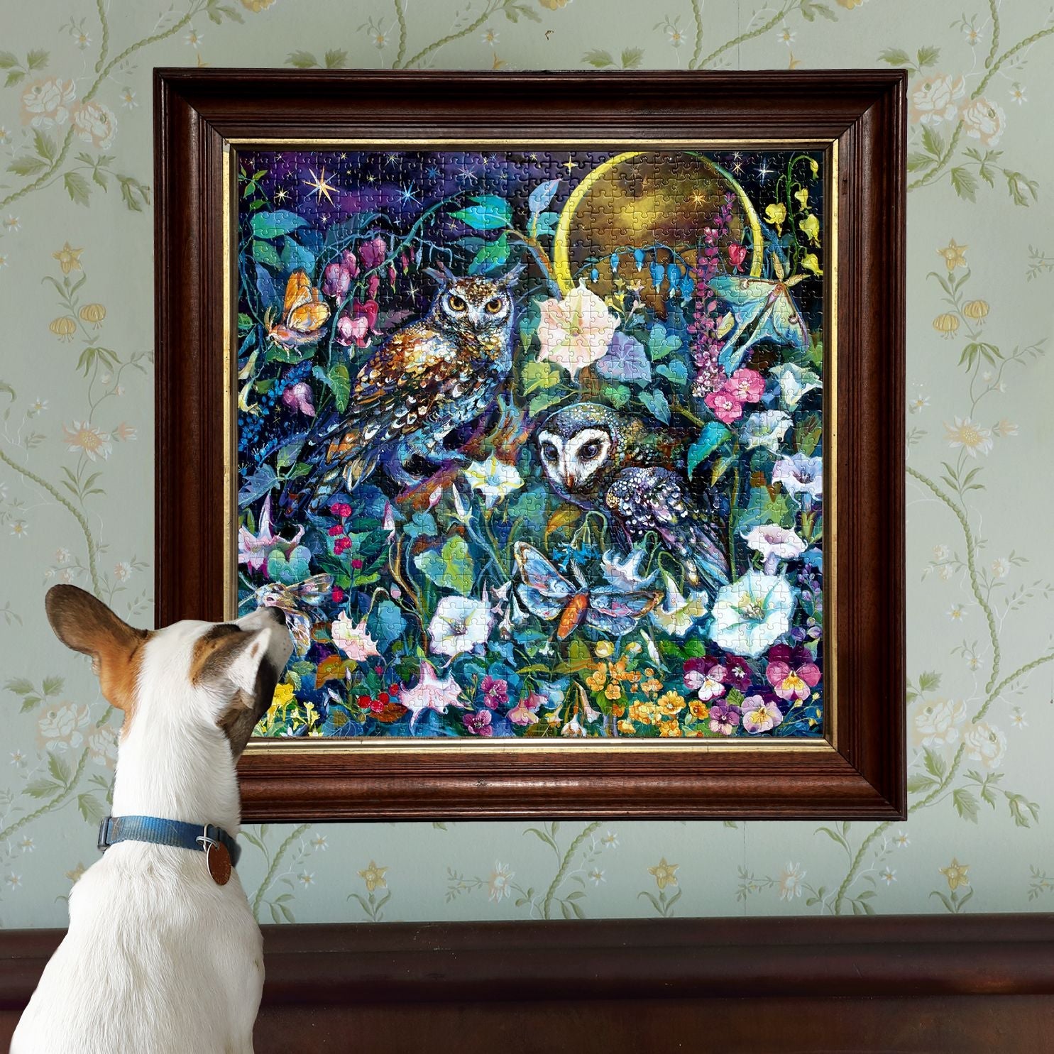 Moon Garden 1000 Piece Puzzle by eeBoo | Unique Beautiful Gifts
