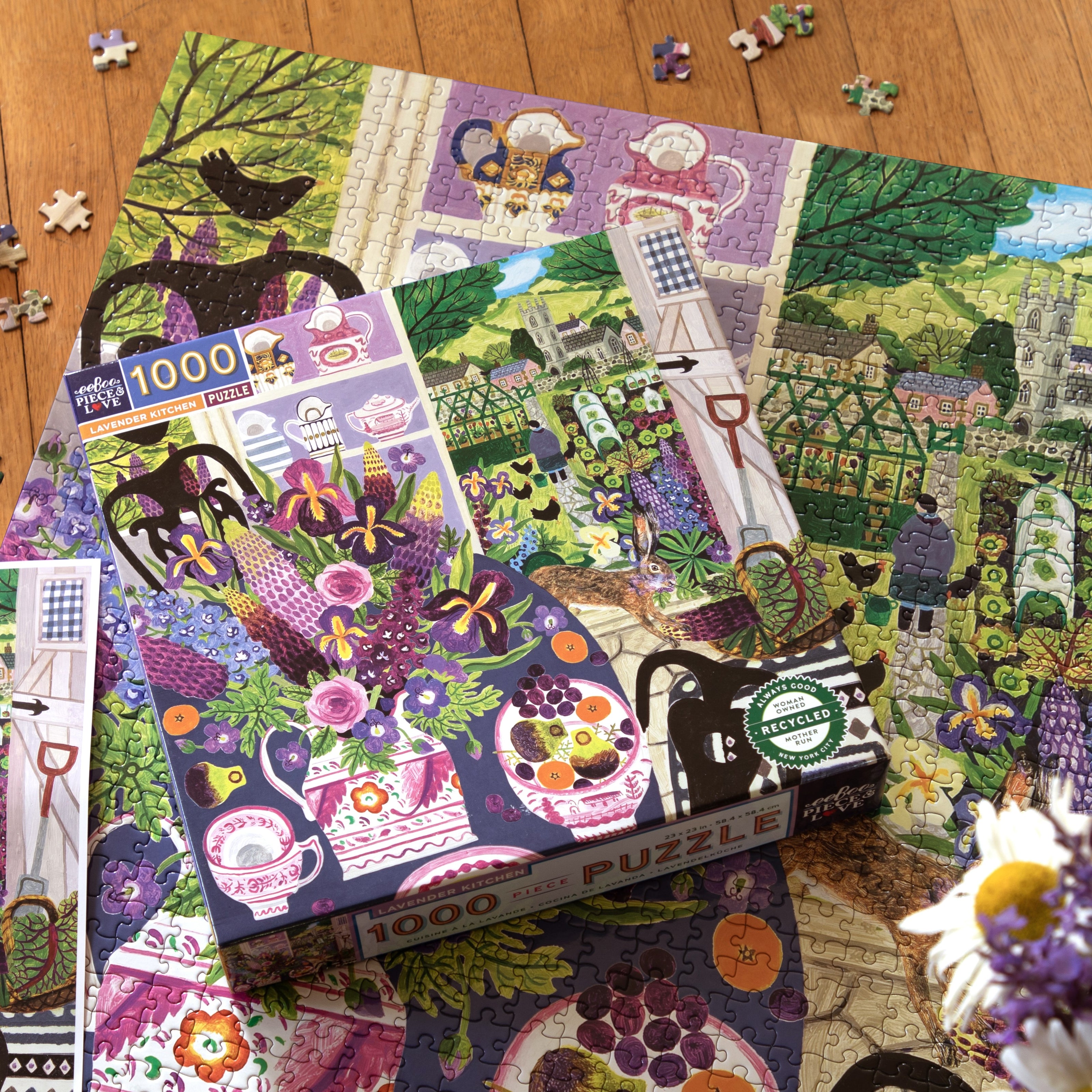 Lavender Kitchen 1000 piece puzzle