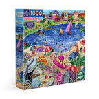 Lunch by the Sea 1000 Piece Jigsaw Puzzle by eeBoo | Unique Beautiful Gifts