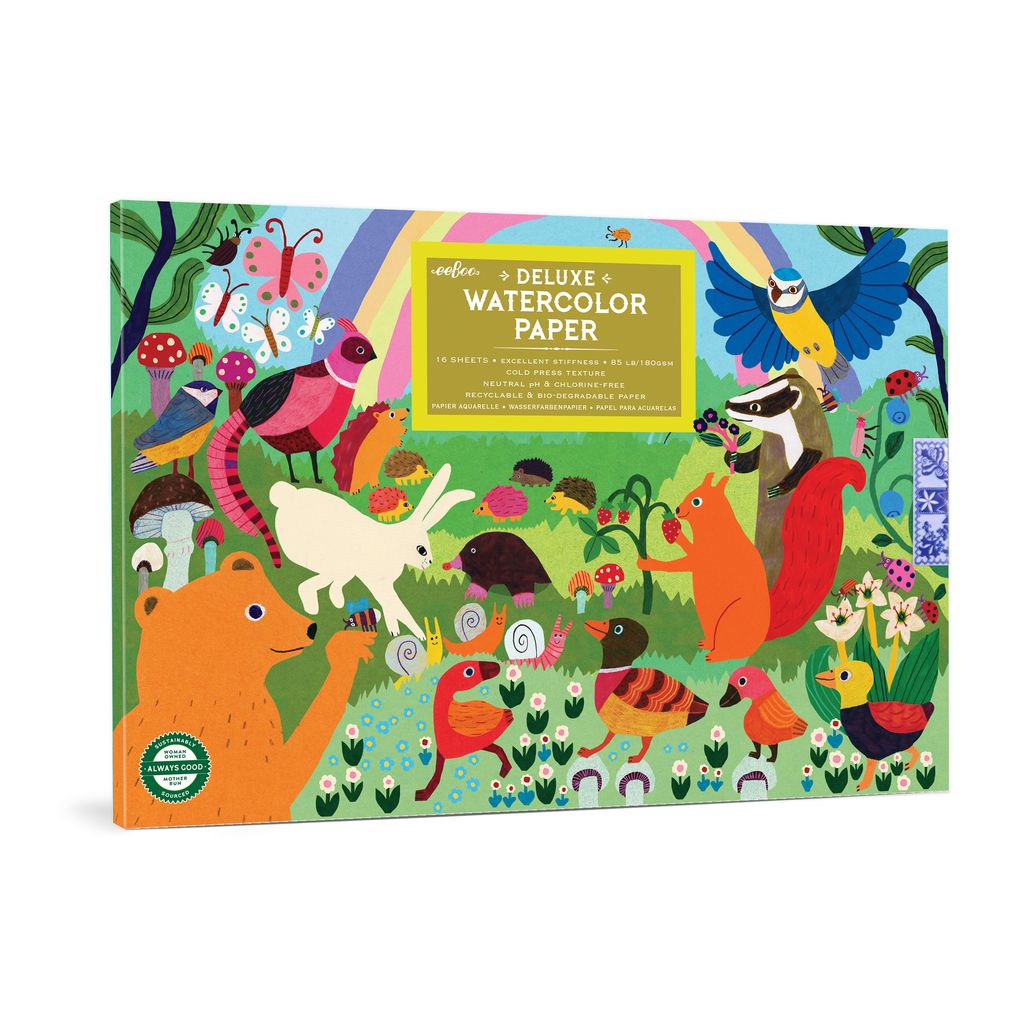 Woodland Rainbow Watercolor Pad