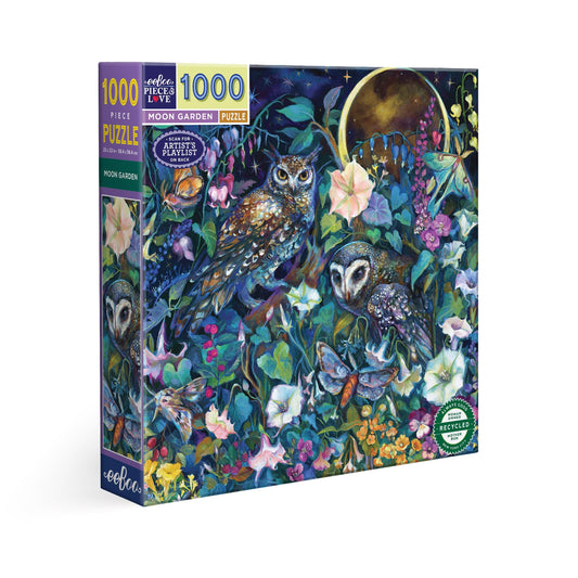 Moon Garden 1000 Piece Puzzle by eeBoo | Unique Beautiful Gifts