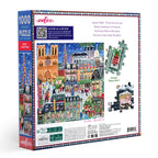 Paris Christmas 1000 Piece Puzzle by eeBoo | Unique Beautiful Gifts