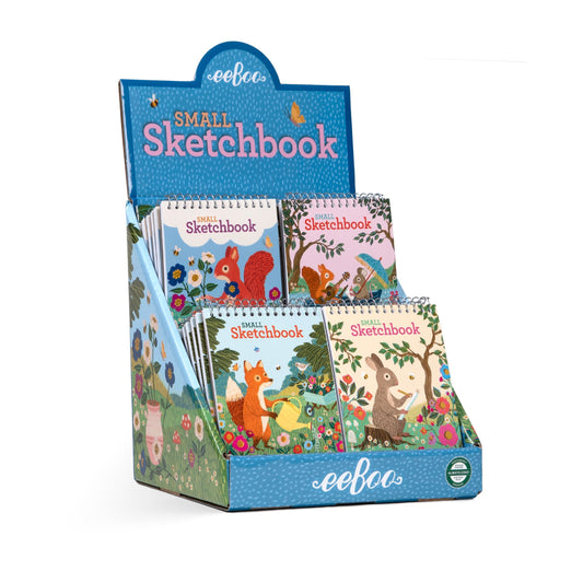 Victoria's Garden Small Sketchbook Assortment (24) by eeBoo | Unique Fun Gifts