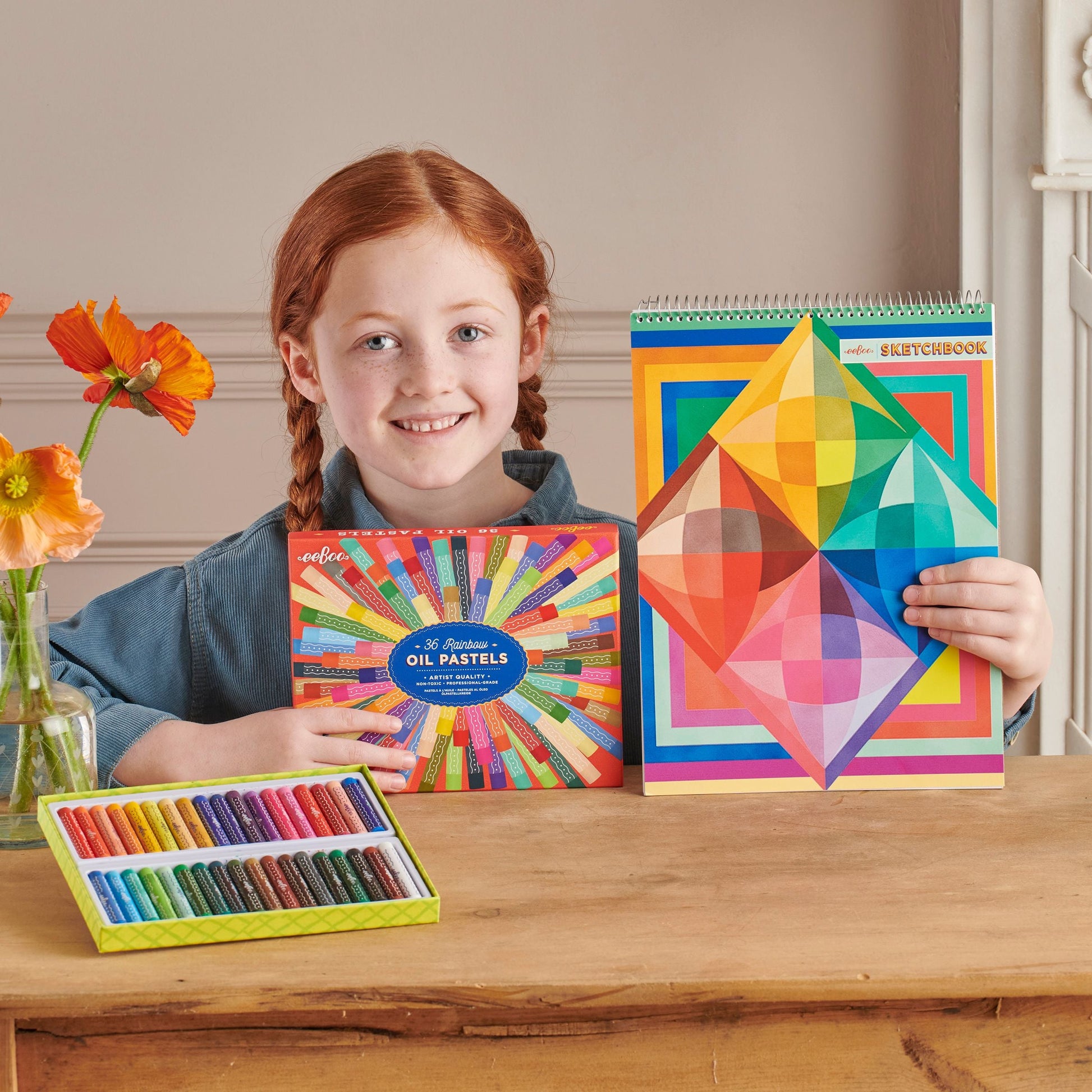 Rainbow Colors Sketchbook by eeBoo | Unique Fun Gifts