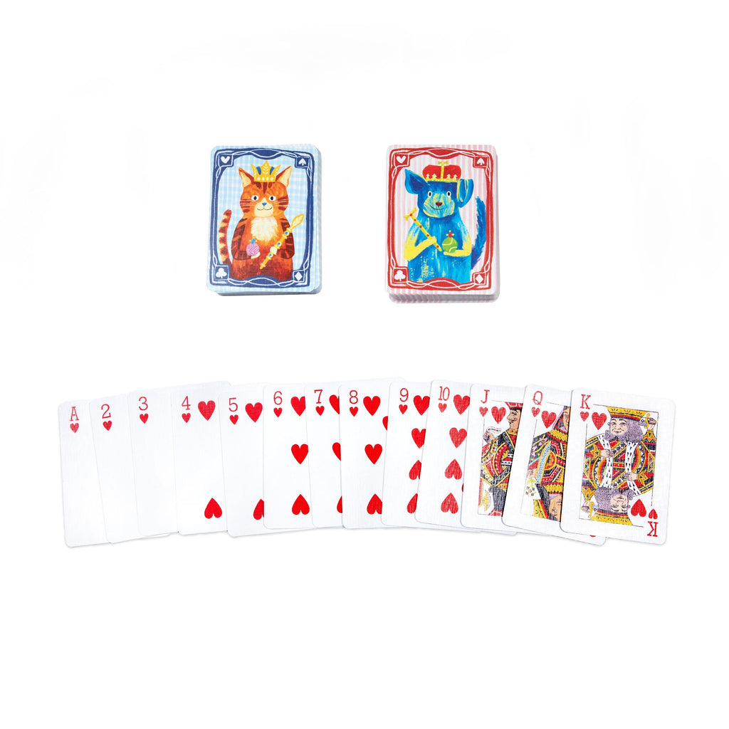 Cat & Dog Playing Cards Assortment (12) by eeBoo | Unique Fun Gifts
