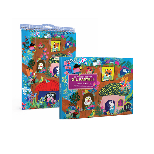 Yumi's Mushroom House Sketchbook & Oil Pastels