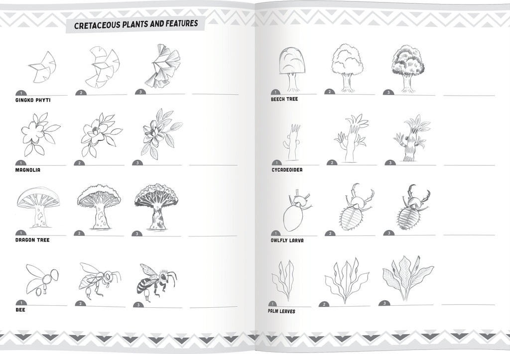 Learn to Draw Dinosaurs by eeBoo | Unique Fun Gifts