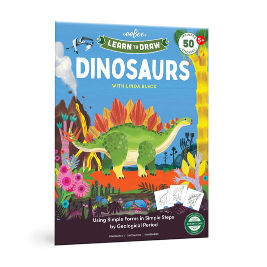 Learn to Draw Dinosaurs by eeBoo | Unique Fun Gifts