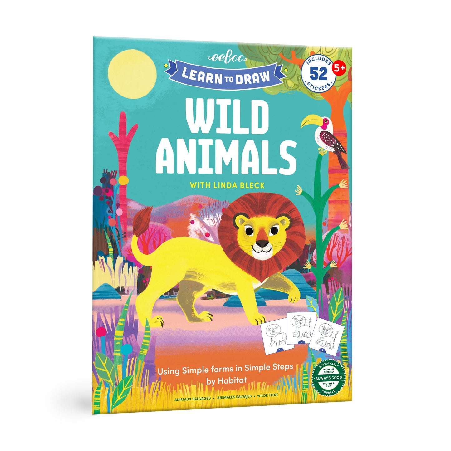 Learn to Draw Wild Animals by eeBoo | Unique Fun Gifts