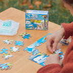 Animal Wild Habitats Miniature Jigsaw Puzzle Assortment by eeBoo | Birthday Party Favors for Kids 3+
