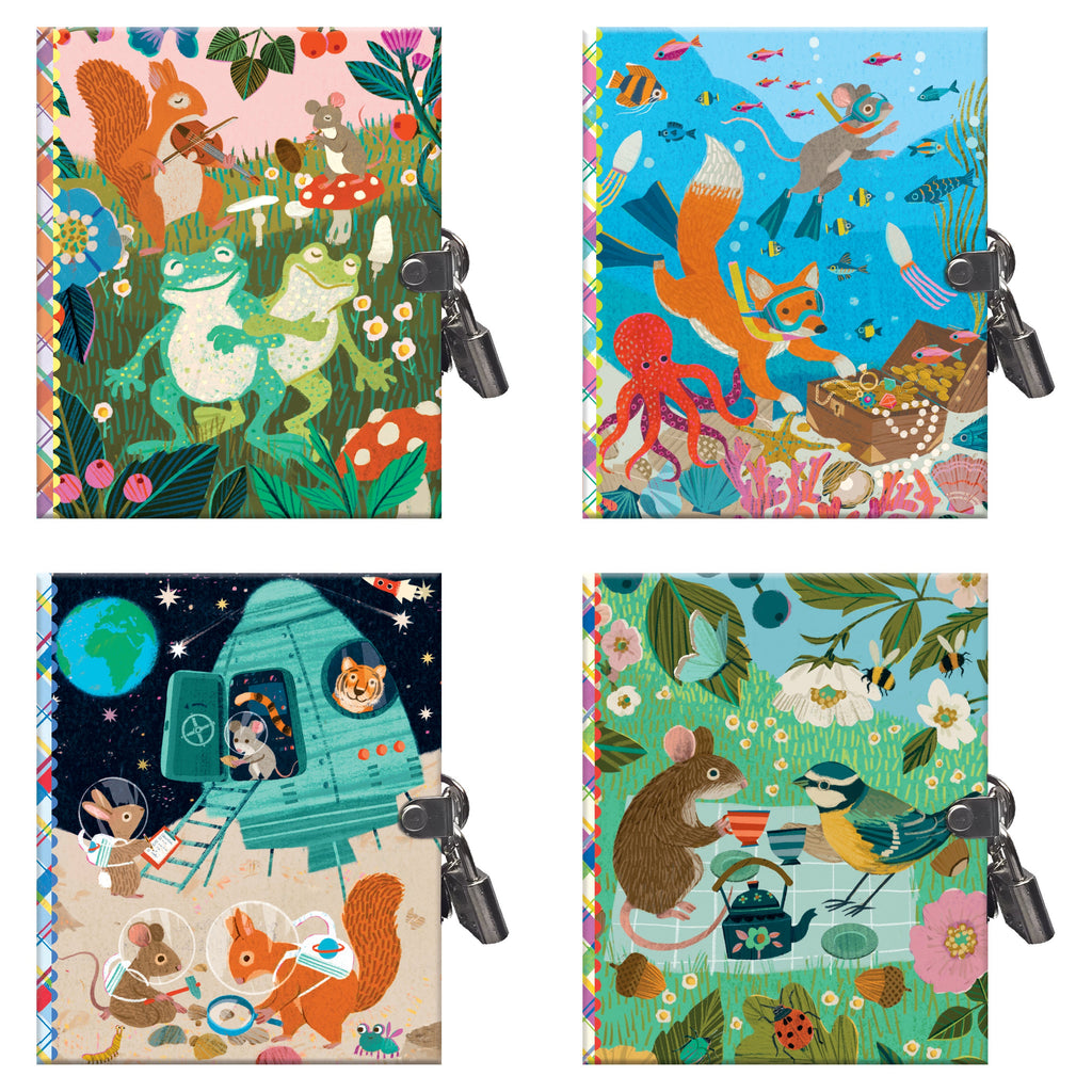Very Small Journal Victoria Assortment (12) by eeBoo | Unique Fun Gifts