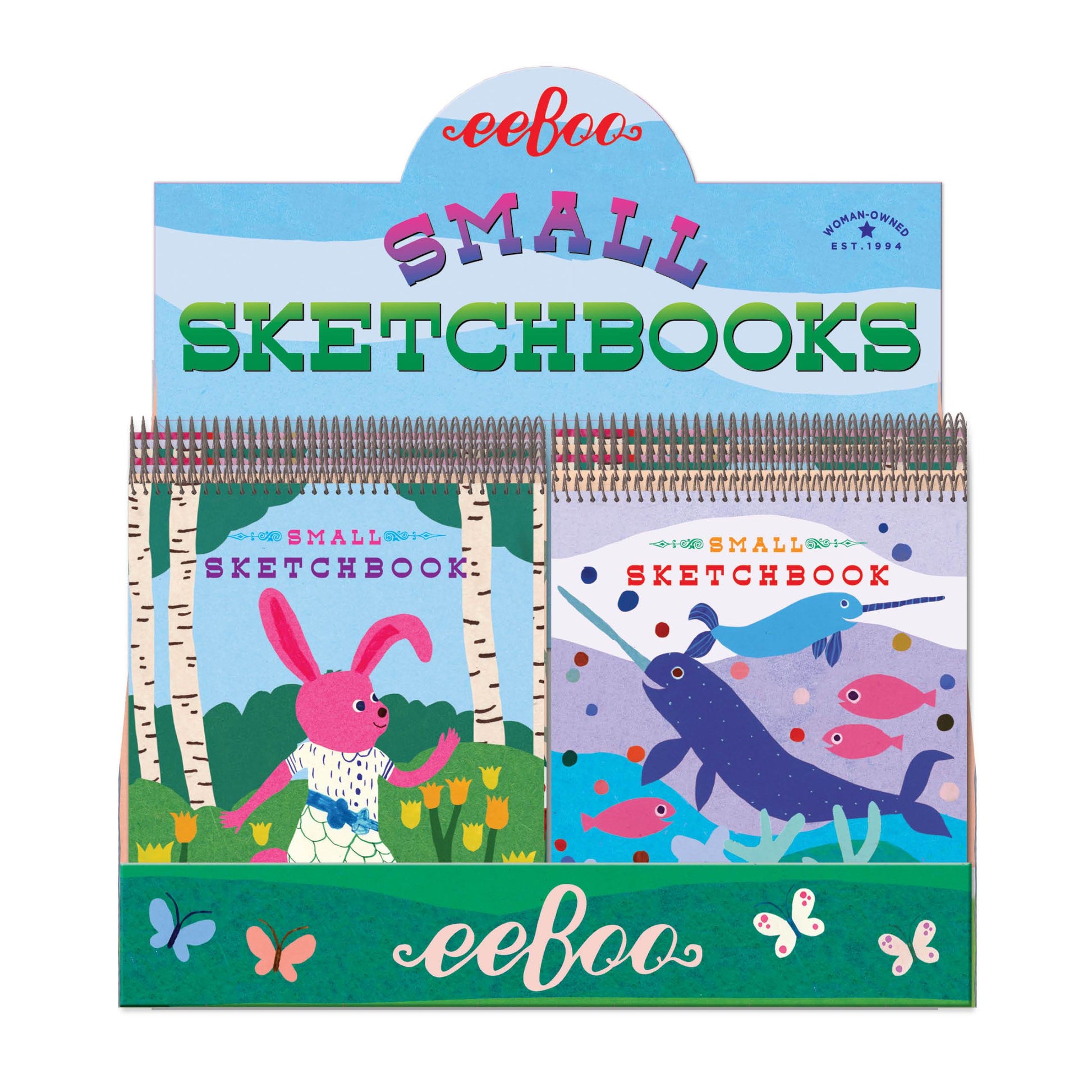 Small Animal Sketchbooks Assortment |  Gifts by eeBoo