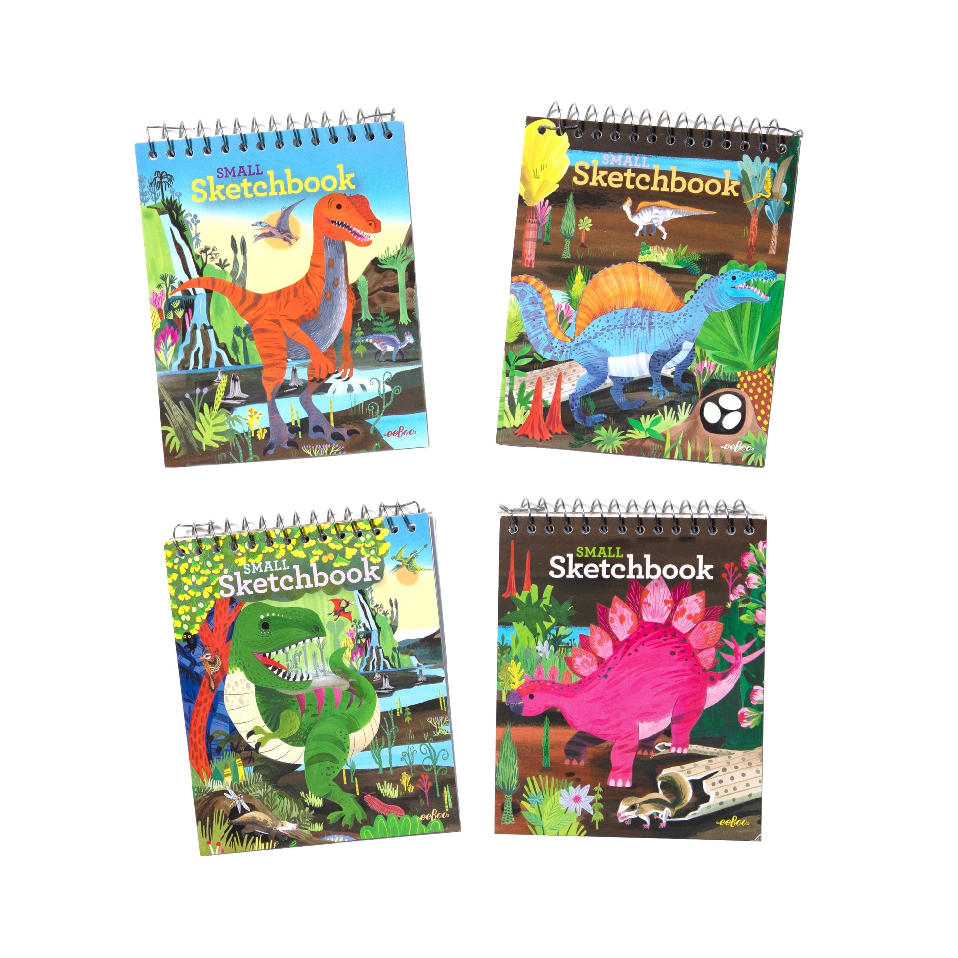 Small Sketchbooks Dino Assortment – eeBoo
