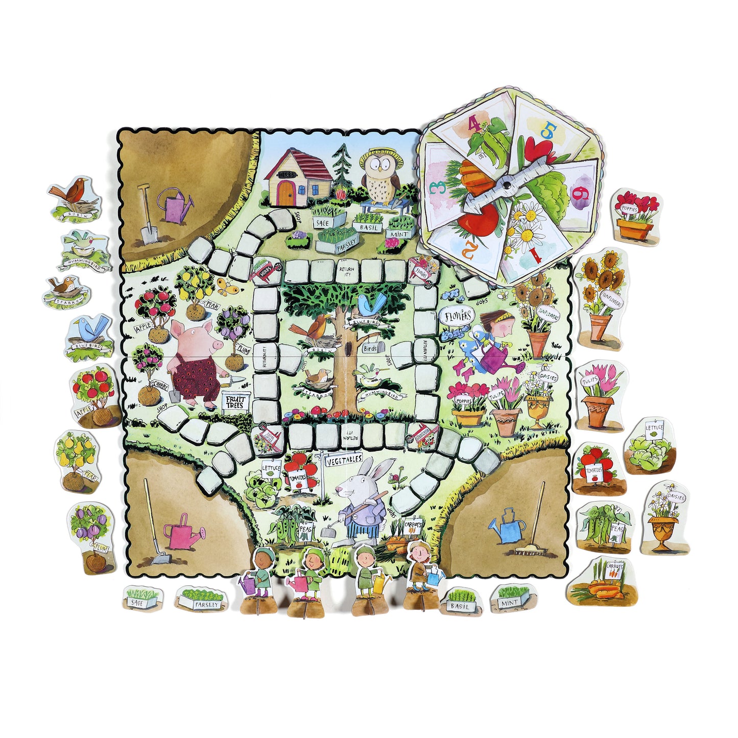 Gathering a Garden | Award Winning Kids Board Game by eeBoo