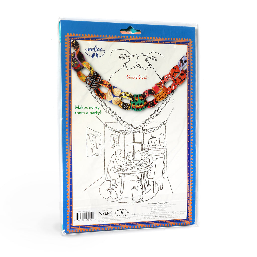 Halloween Paper Chain |  Gifts by eeBoo