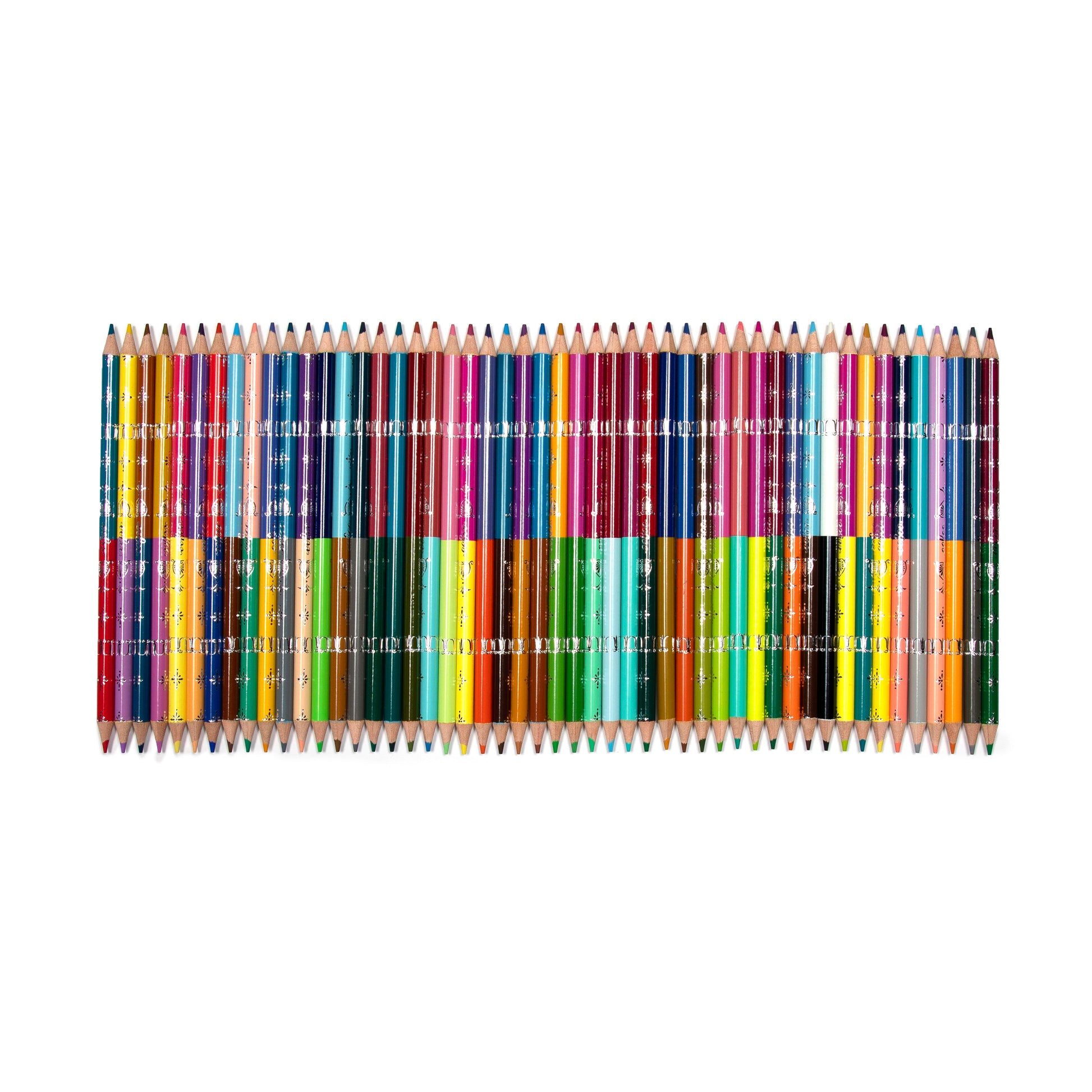 eeBoo 100 Colors- 50 Double-Sided Pencils