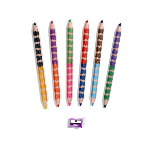 Double the Fun: Exploring the Innovation of Double-Sided Color Pencils –  eeBoo
