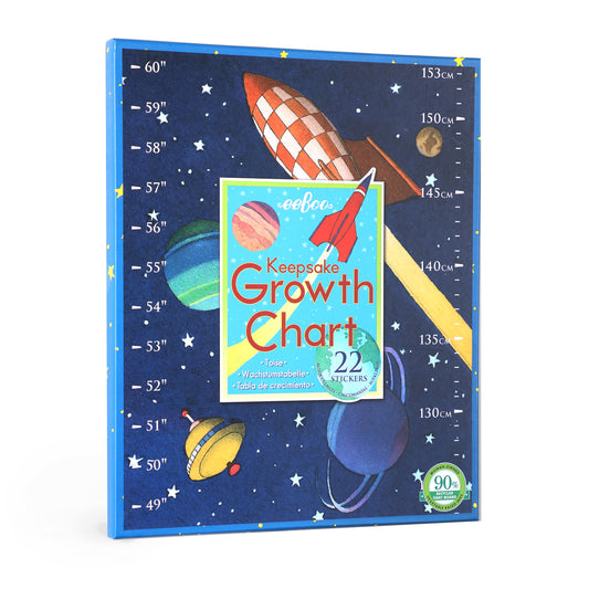Outer Space Decorative Growth Chart eeBoo
