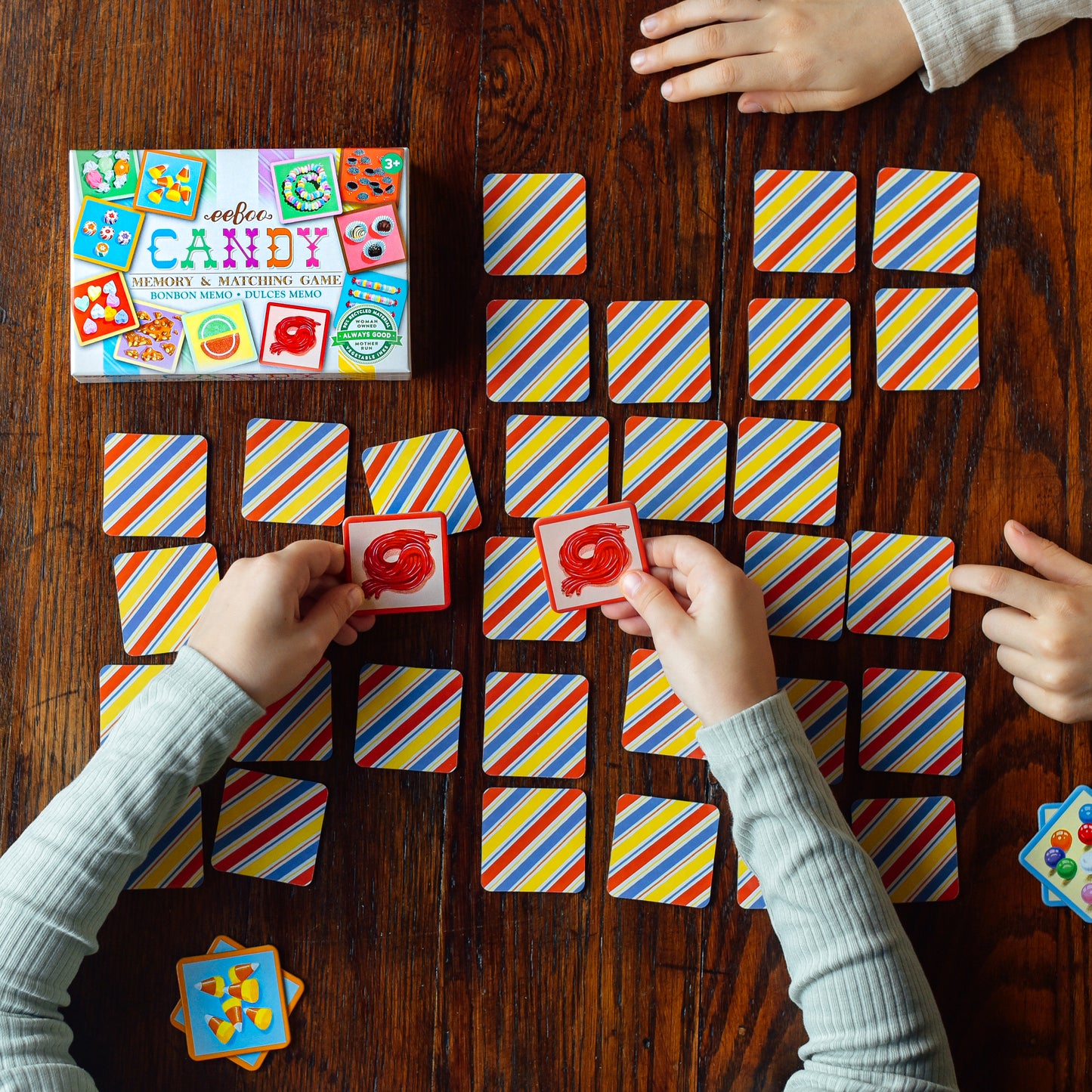 Candy Memory and Matching Little Game by eeBoo | Gifts for Pre School Kids 3+ | Teaches Basic Skills