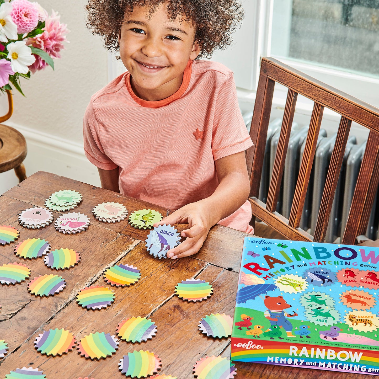 Rainbow Memory Matching Game by eeBoo | Unique Fun Gifts