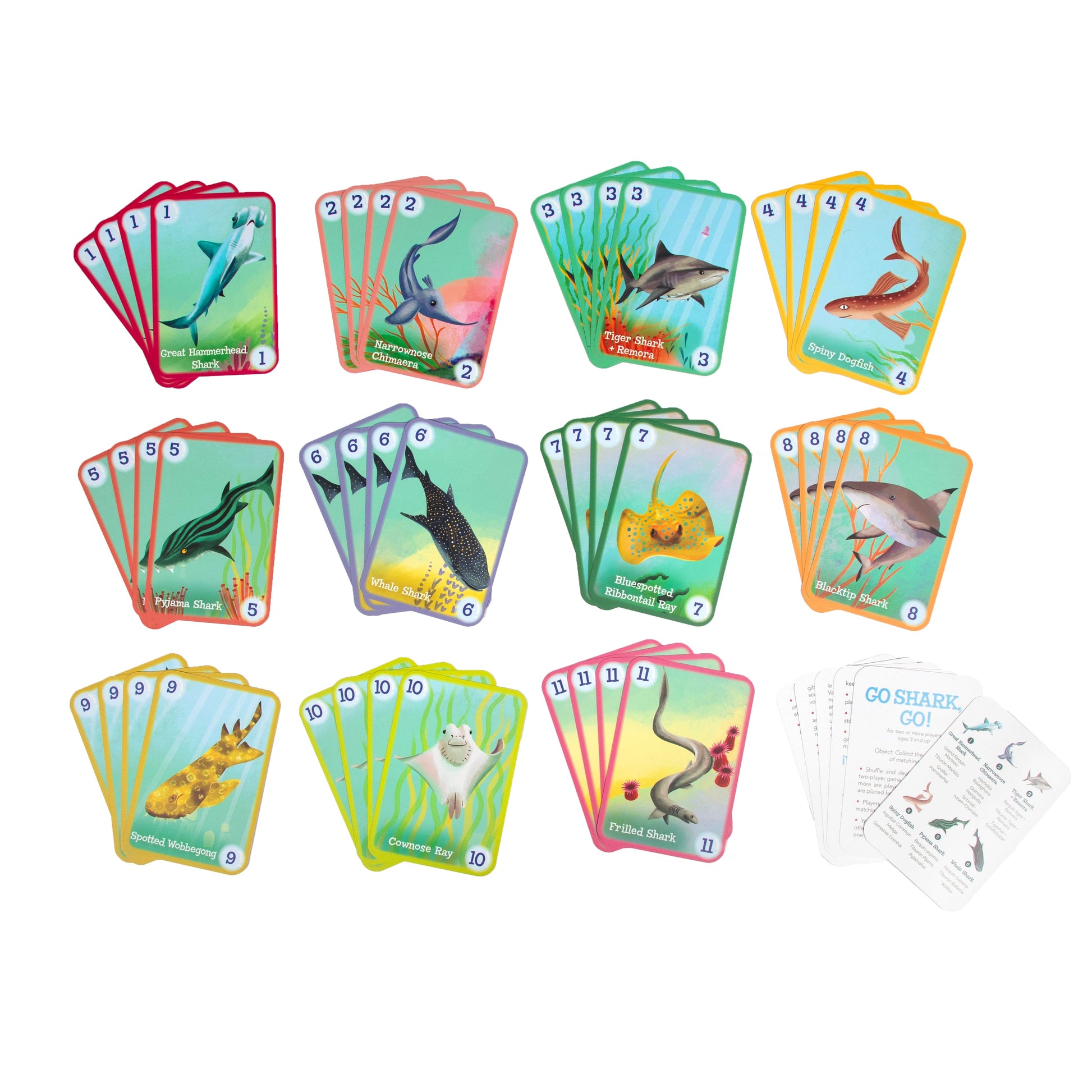 Go Shark Go! Playing Cards | Unique Fun Gifts for Kids Ages 3+