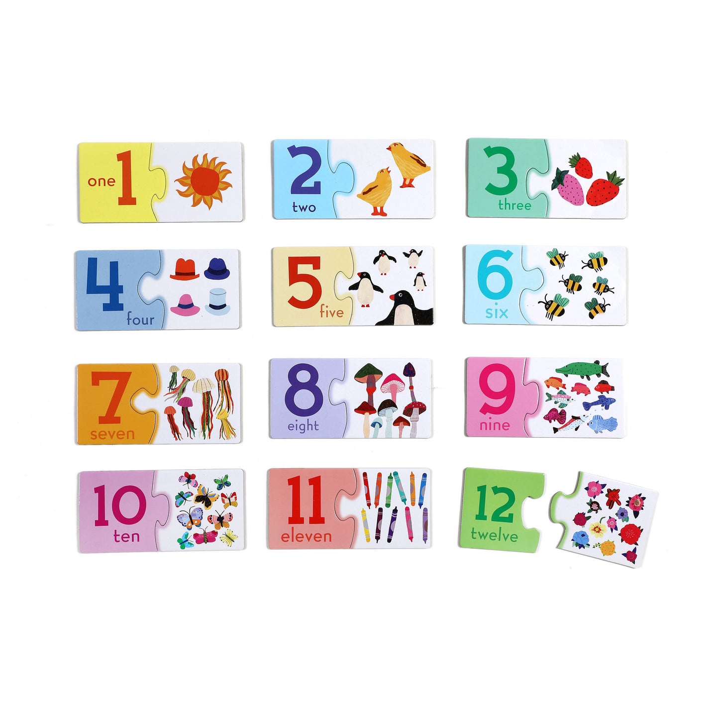 Preschool Numbers Educational Puzzle Pairs eeBoo
