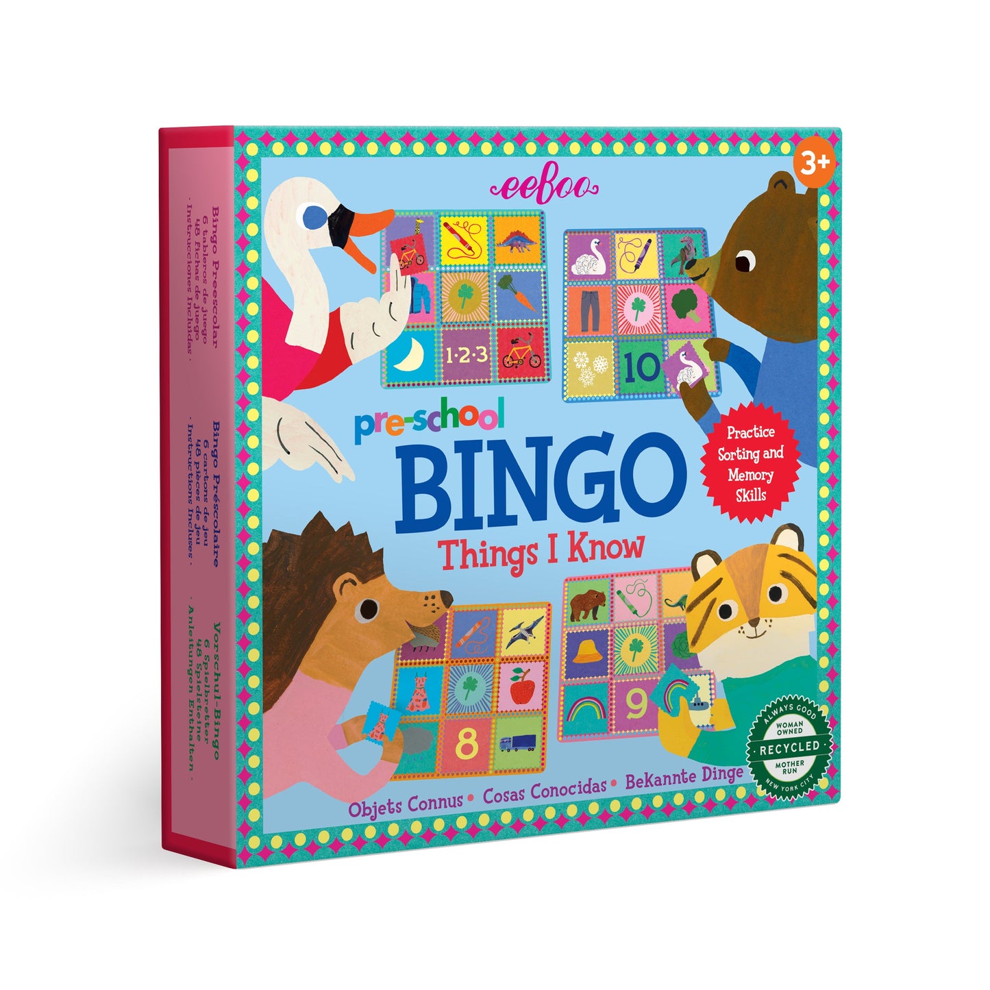 Preschool Things I Know Bingo by eeBoo | Unique Fun Gifts