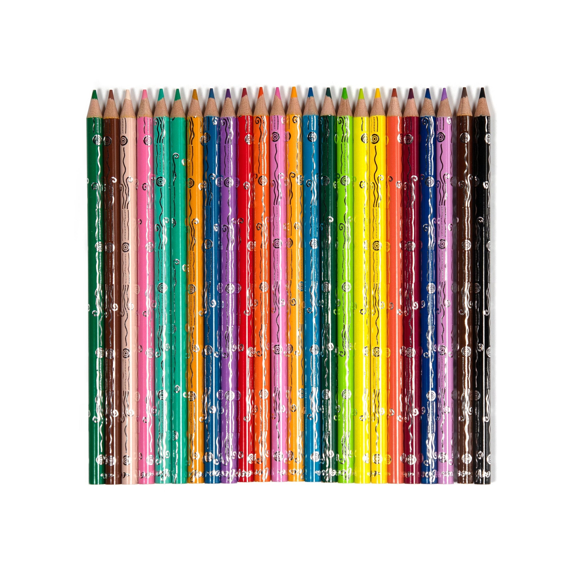 Bountiful Garden 24 Color Pencils Sketchbook eeBoo Gift for Adults 14+