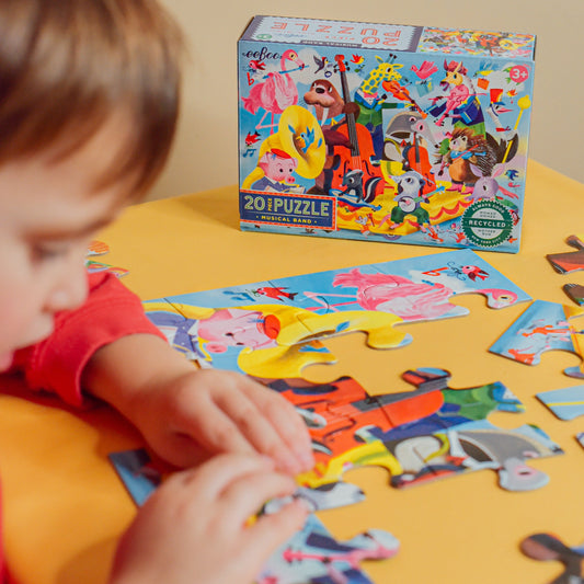 Animal Musical Band 20 Piece Jigsaw Puzzle | Unique Gifts for Ages 3+