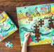 Otters at Play 64 Piece Jigsaw Puzzle | eeBoo Large Piece Kids Puzzle | Gifts for Kindergartners 5+